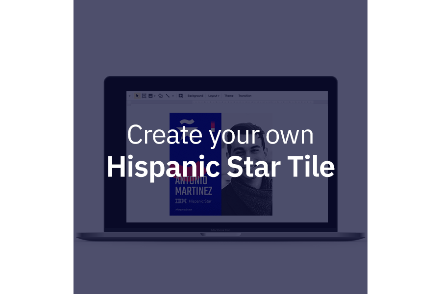 Hispanic Stars customizable graphic
